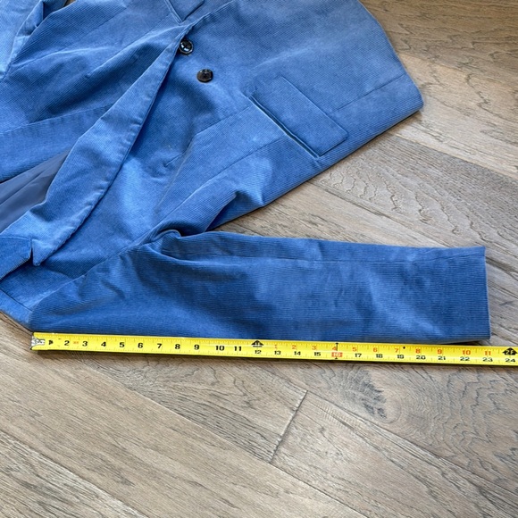 Talbots Double Breasted Corduroy Blazer Size 12P - Picture 11 of 14